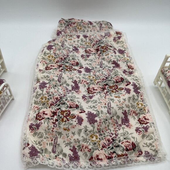 Vintage Beverly Hills Collection Barbie Clone Doll Furniture Wicker Living Room - Picture 7 of 16